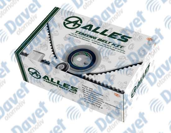 ALLES KIT 502410 Eksantrik Rulman Kiti Triger Seti Tempra-Tipo-Slx-Palio (Gmb Kayis + Alt Rulman Gb138150tx)